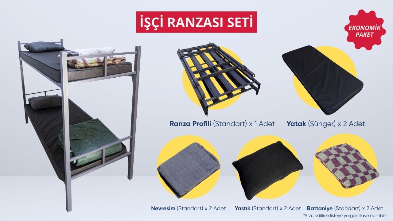 işçi ranzası ekonomik detay